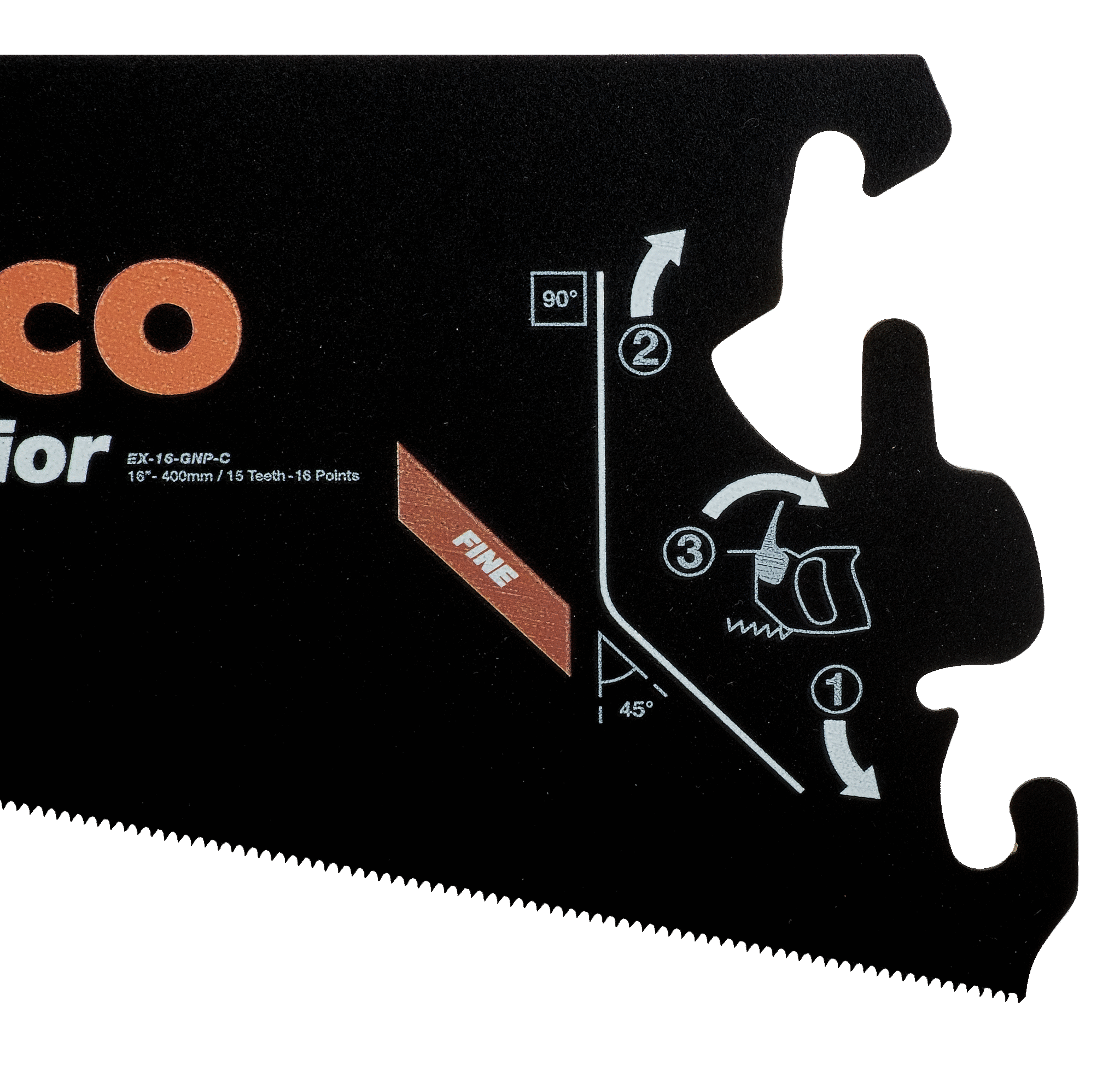 Superior™ General Purpose Sawblades with ERGO™ EX Handles - EX-16-GNP-C by Bahco