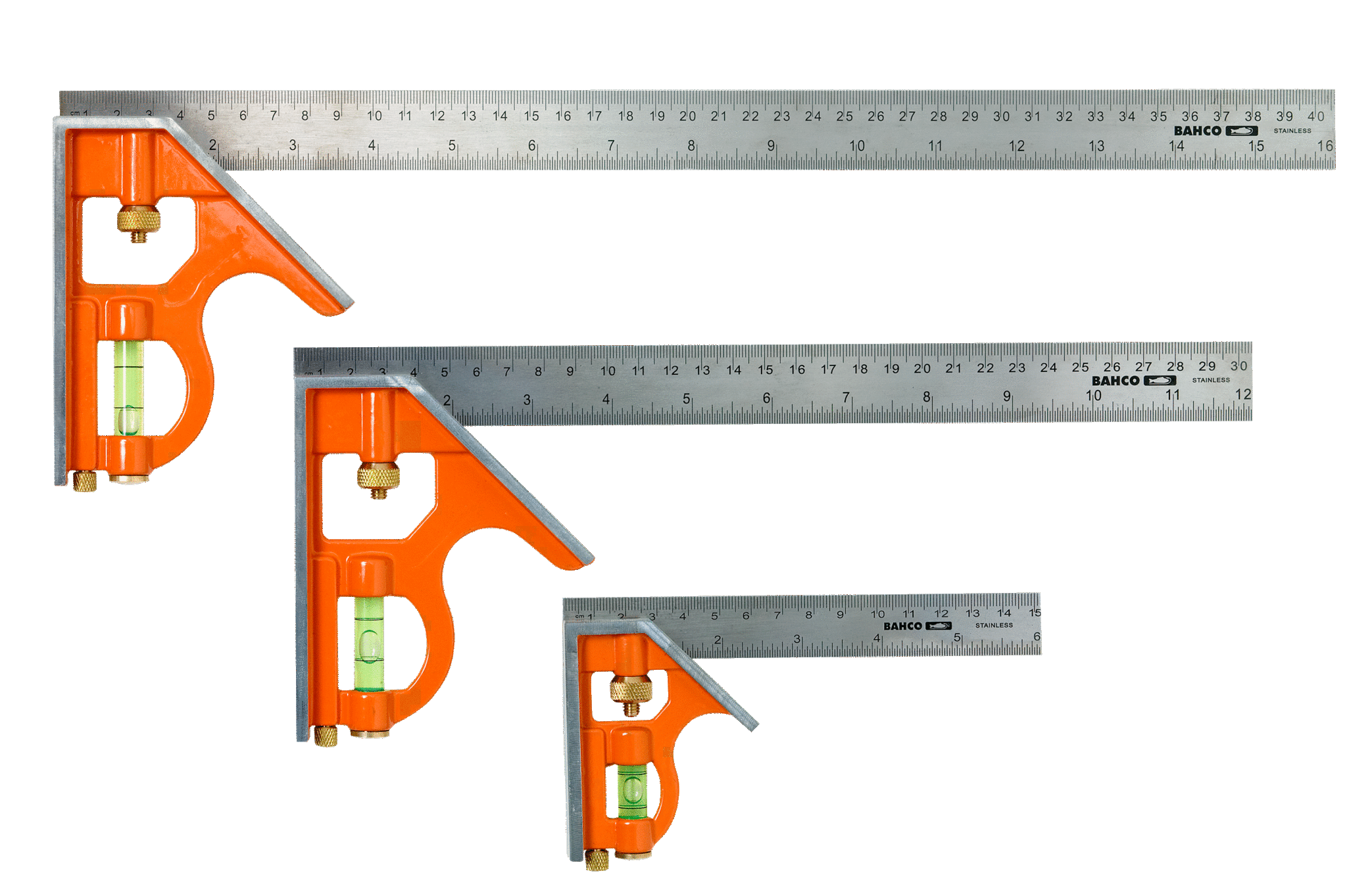 Sliding Combination Squares with Metal Scriber - CS150 by Bahco