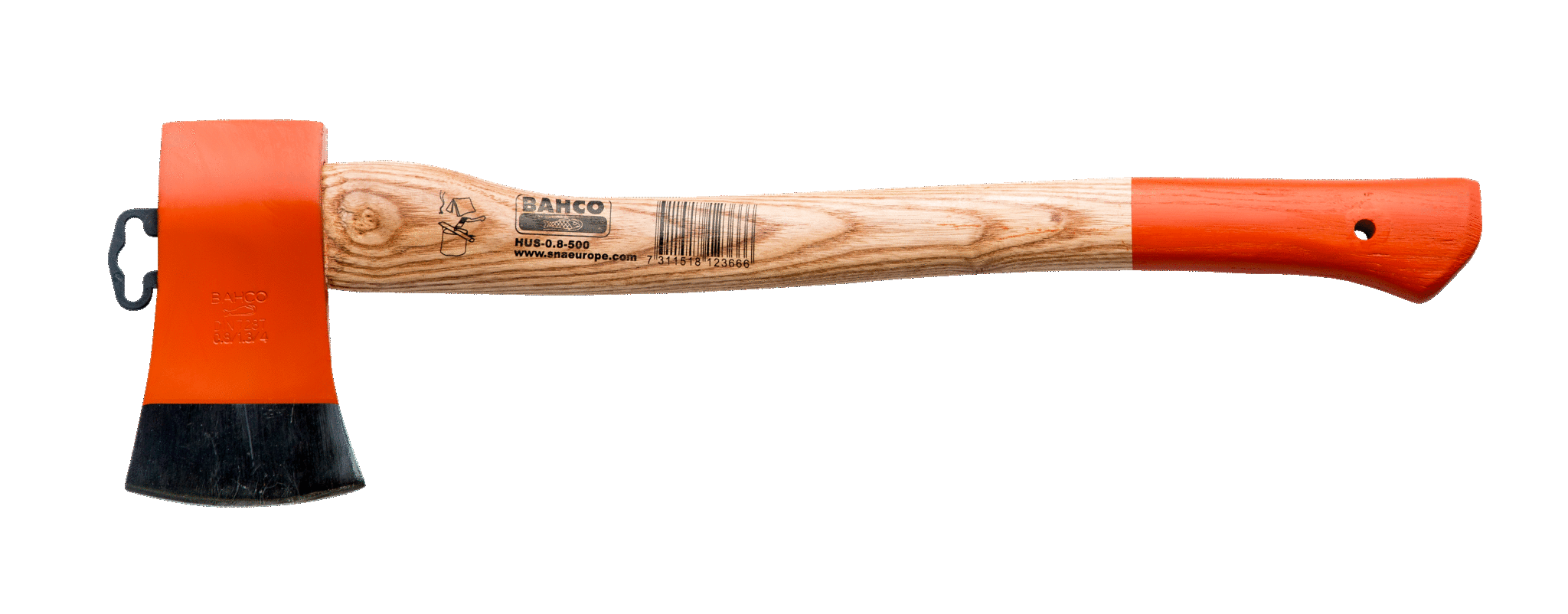 Camping Axes with Curved Ash Wood Handle & Yankee Pattern 380mm HUS-0.6-380 by Bahco