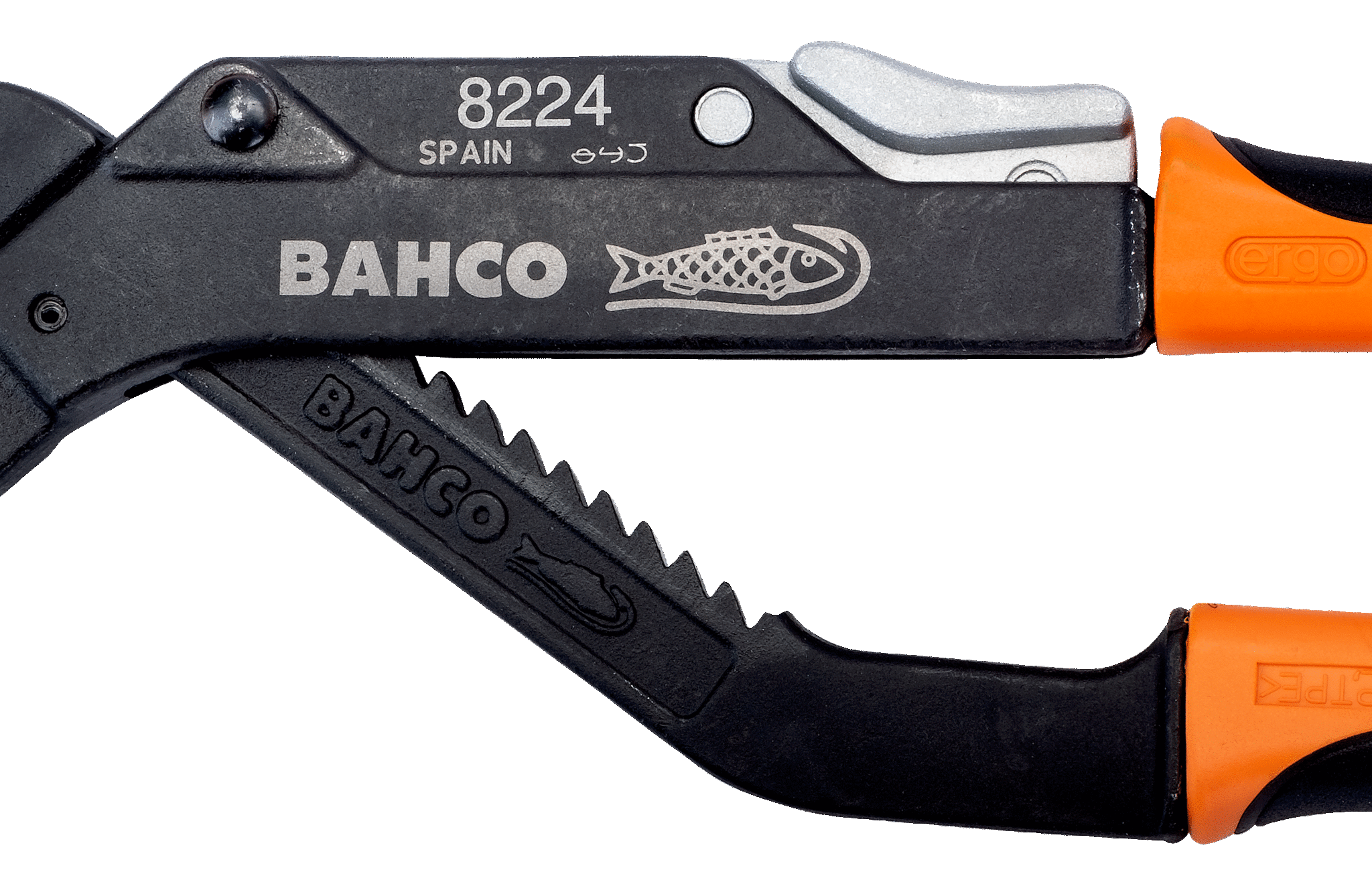 ERGO™ Slip Joint Water Pump Pliers with Dual-Component Handles and Phosphate Finish - 8224 by Bahco