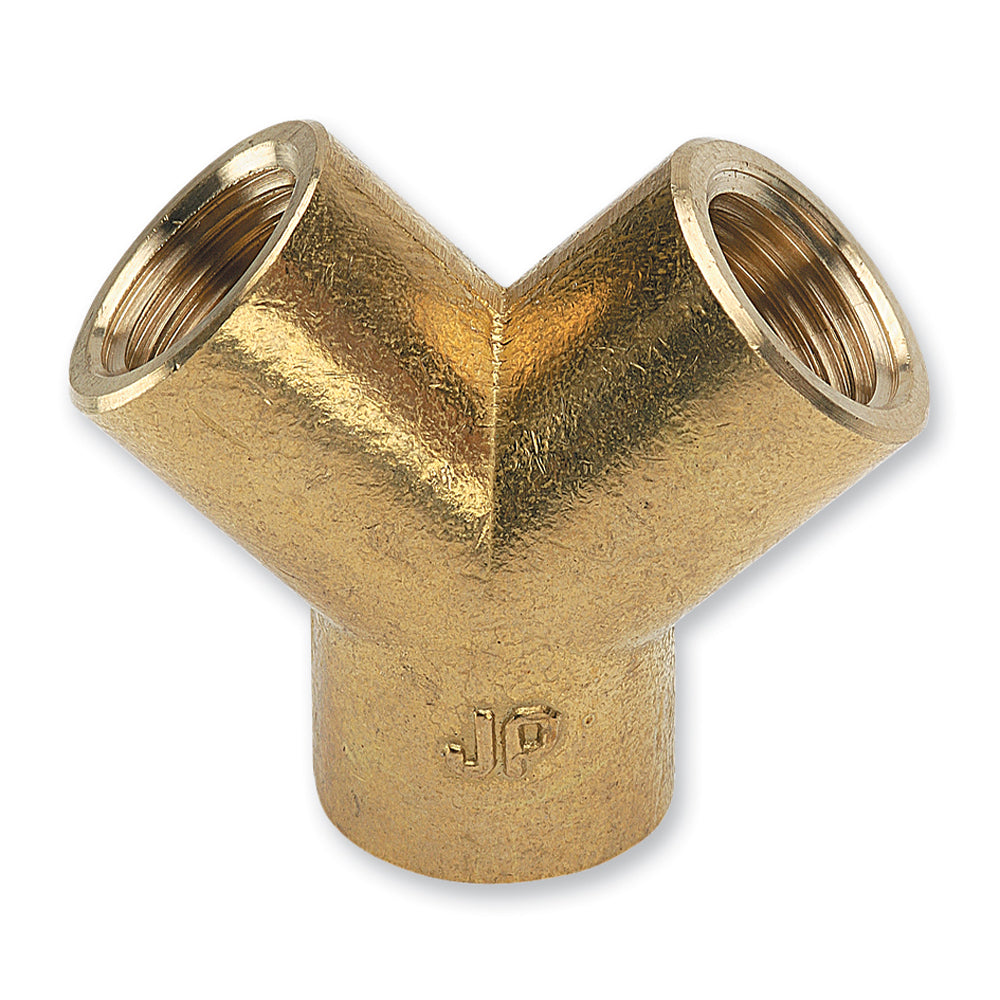 Y Piece Female Brass Airline Fitting