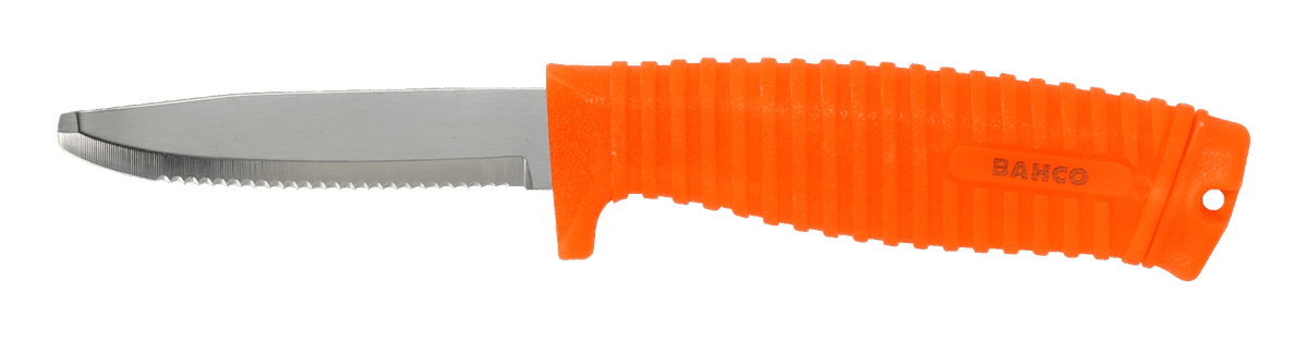 Bahco Rescue Floating Knife With Holster and Fluorescent Handle 1446-FLOAT
