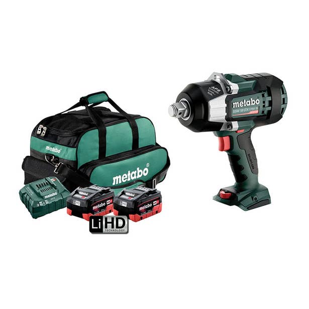 18V 2 x 5.5Ah Impact Wrench Kit - AU60240201 by Metabo