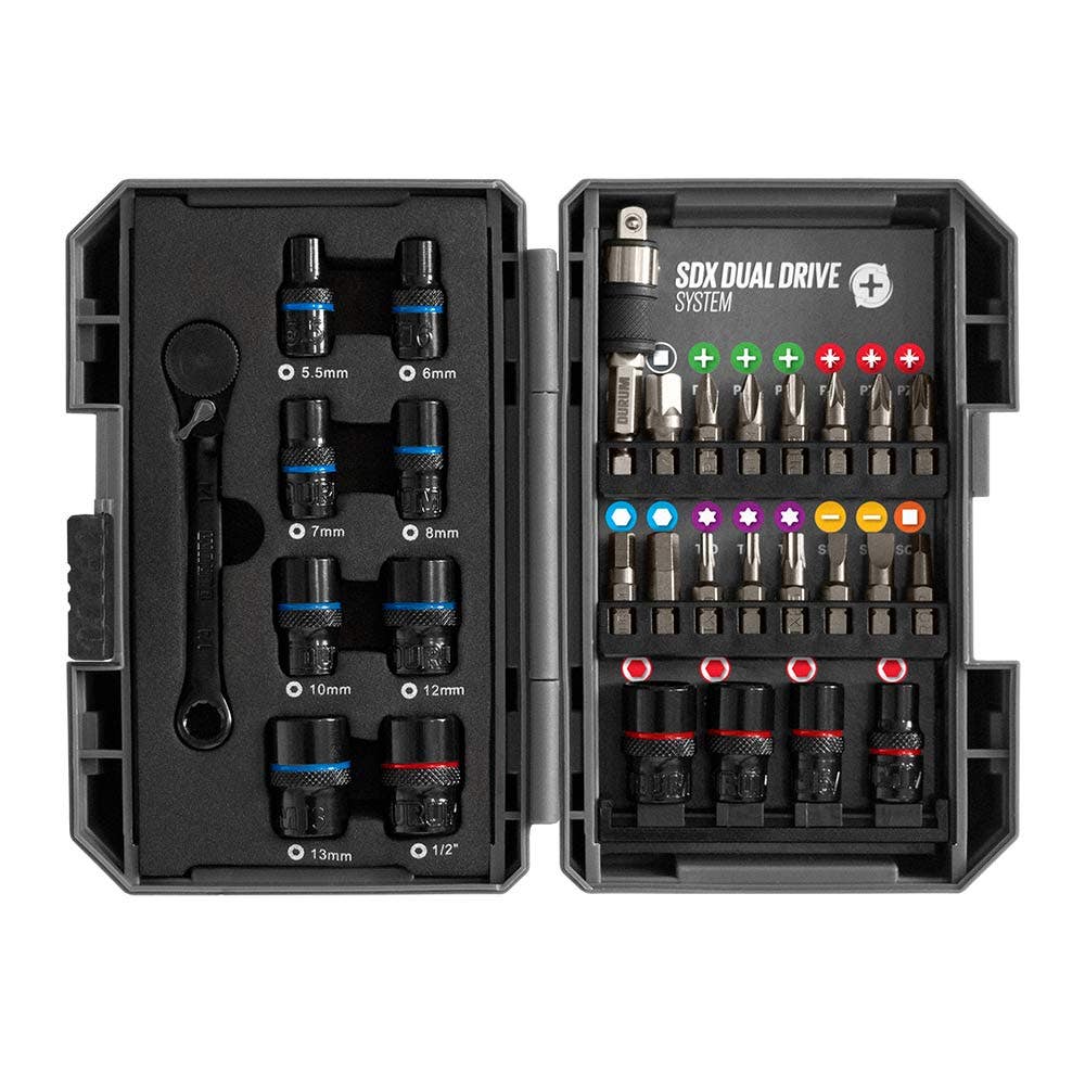 25mm Assorted Screwdriver With Socket Bit Set, 29Pce - DB904 by Durum