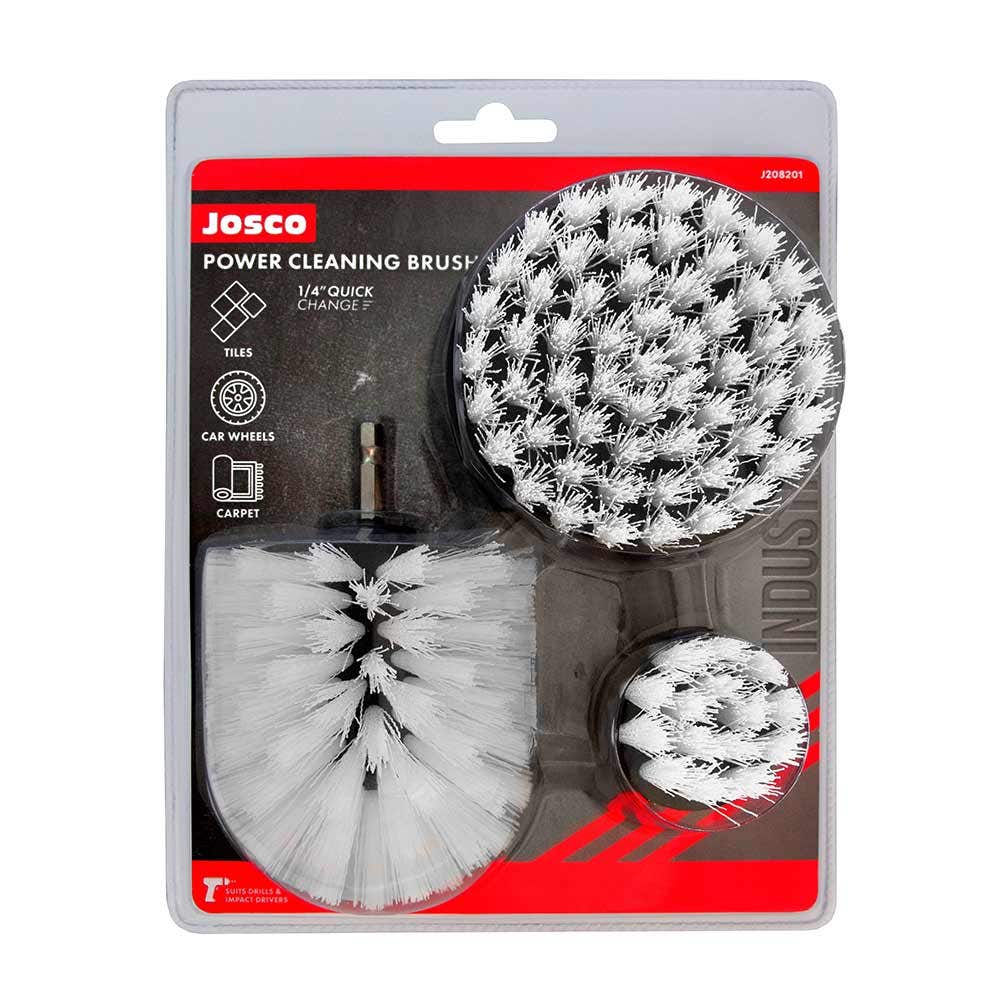 Power Cleaning Brush Kit, 3 Piece - J208201 by Josco