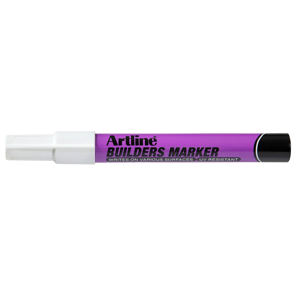 Builders' Marker White AC-195233W by Artline