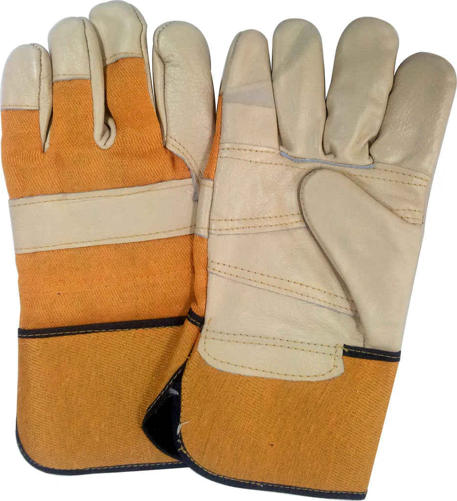 Medalist Large Leather Heavy Duty Work Glove with Velvet Lining 11332