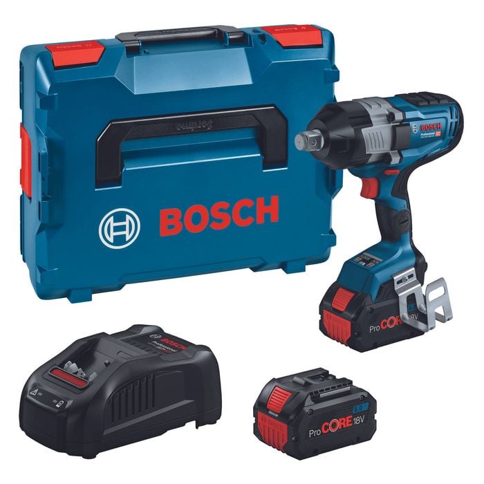 Bosch 18V 8.0Ah 3/4" Cordless Impact Wrench Kit (06019M1041) GDS 18V-1600 HC