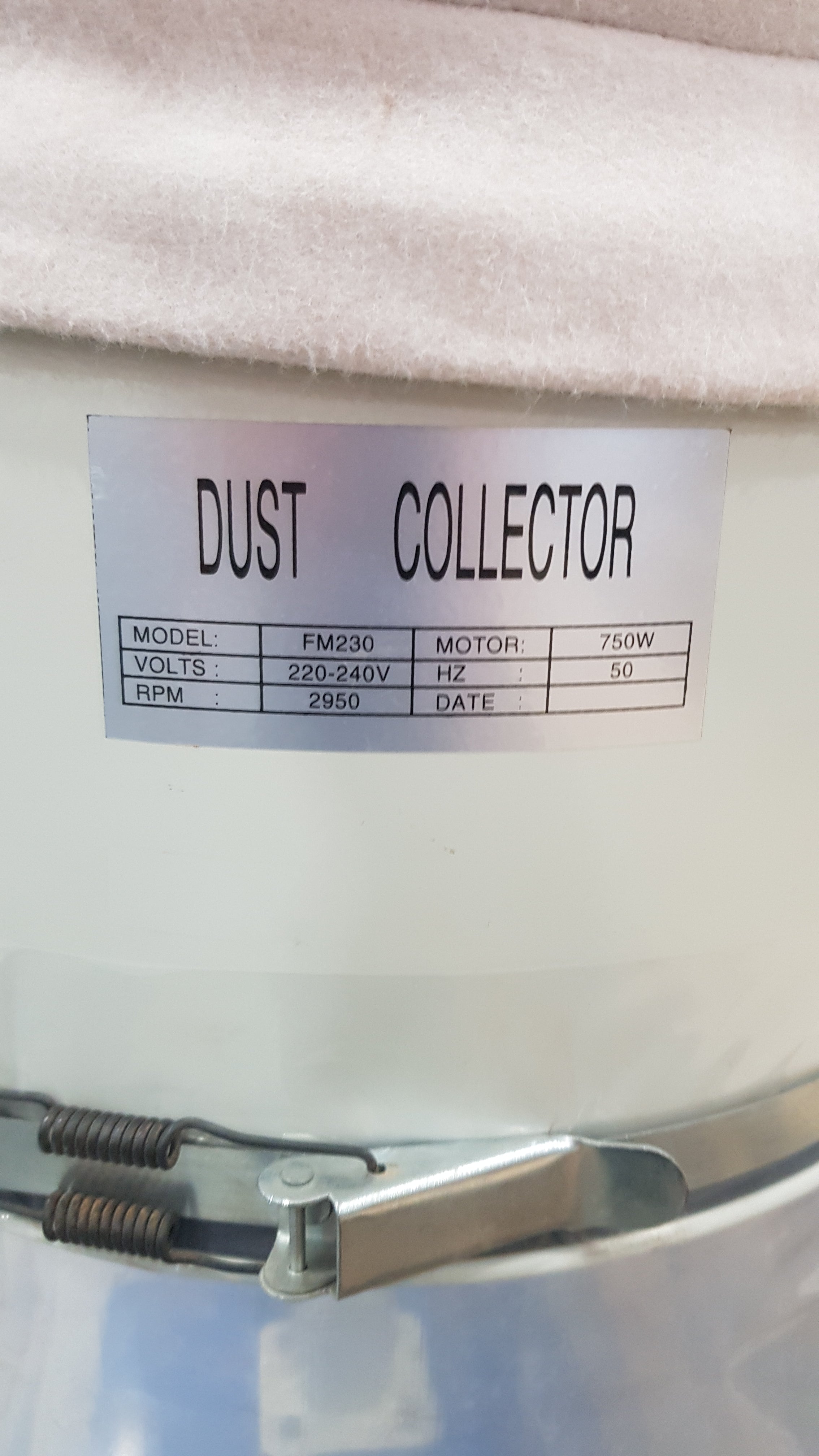 *Pre-Loved* Dust Collector FM230 by Carbatec