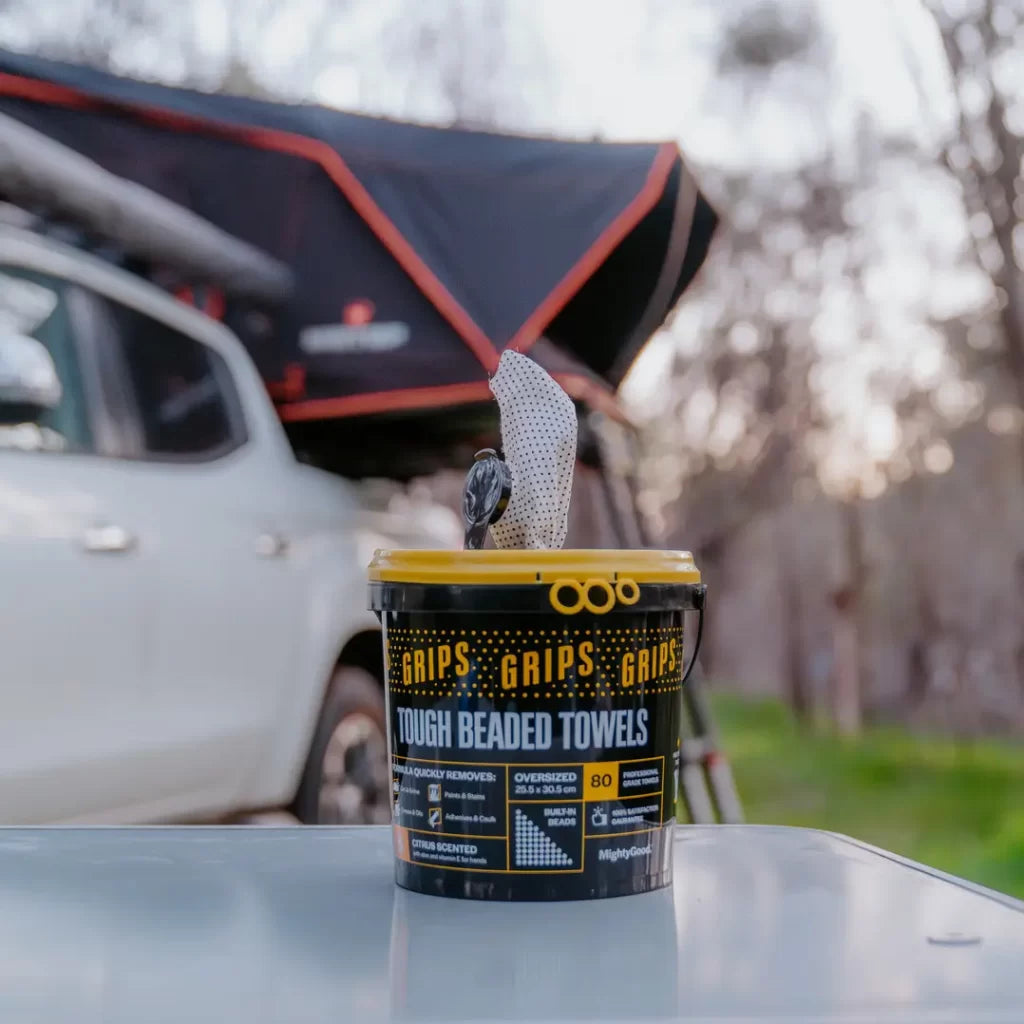 Grips Tough Beaded Wipes