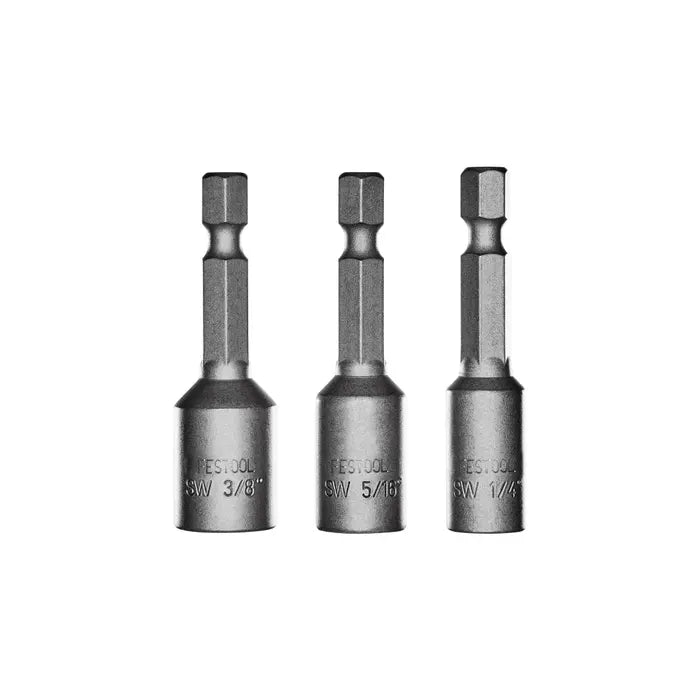 Festool 1/4", 3/8" and 5/16" Socket Set 204388