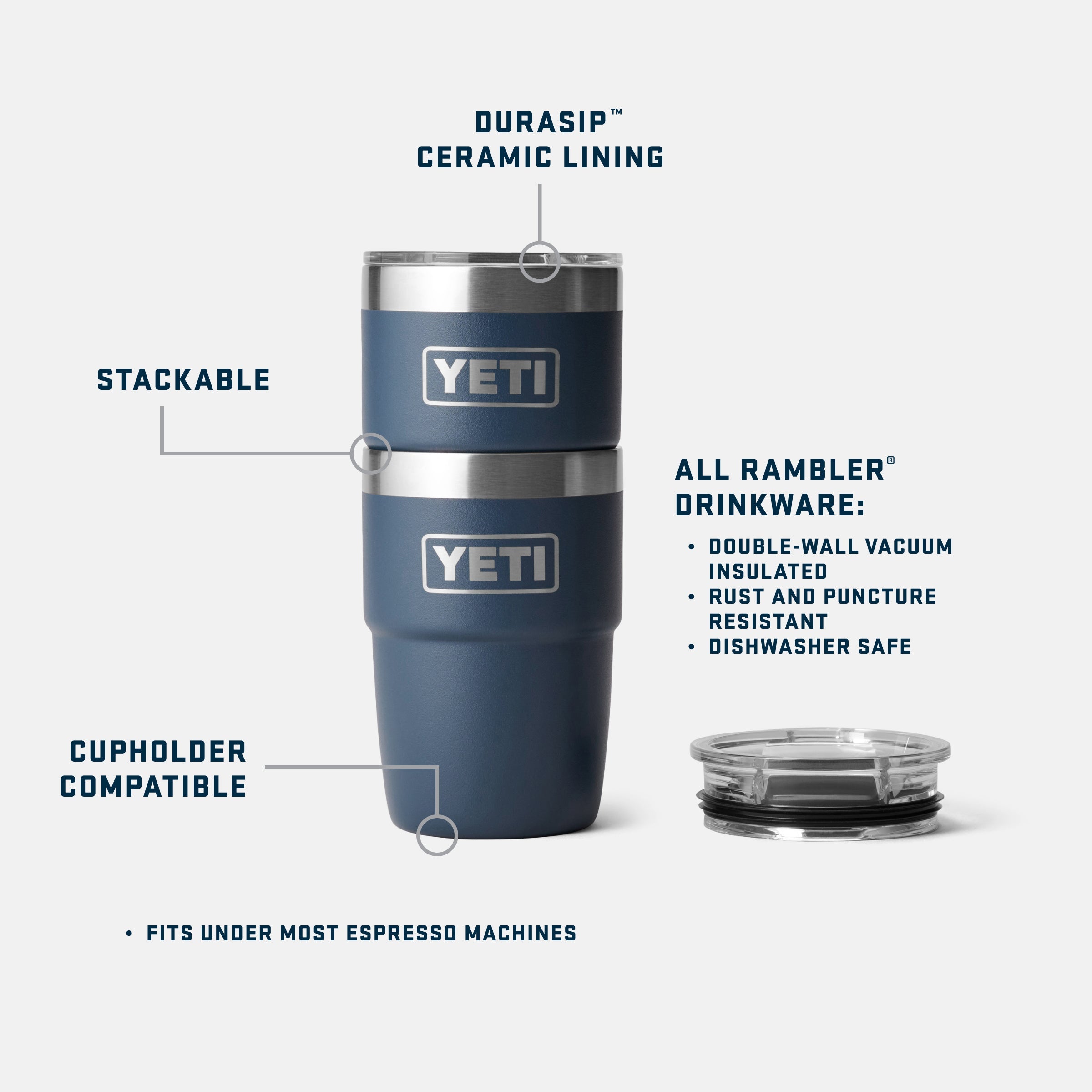 YETI Rambler® 8 oz (236 ml) Stackable Cup 21071507374