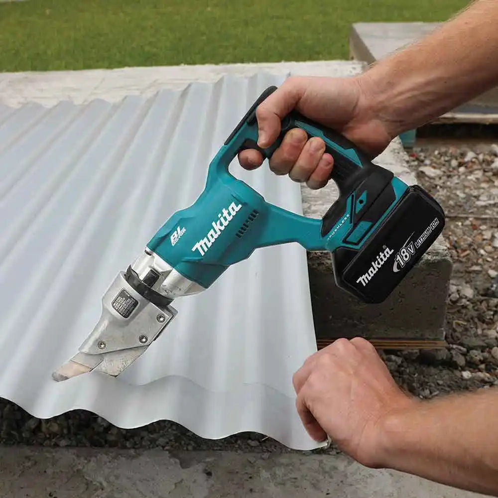 18V Brushless 1.3mm Offset Metal Shears - DJS132Z by Makita