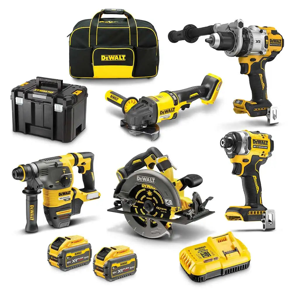 Dewalt 18V XR 9.0Ah 5Pce Kit DCZ503X2-XE