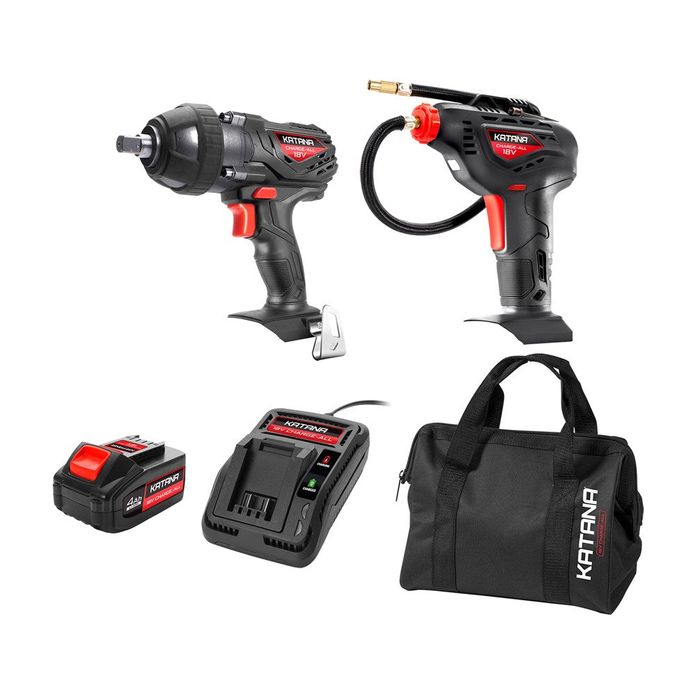 18V Impact Wrench & Inflator Combo Kit 220505 by Katana (Copy)