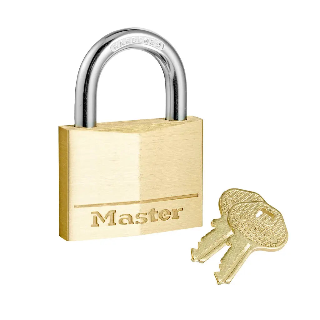 Master Lock 50mm Diamond Brass Padlock with 25mm Shackle 150DAU
