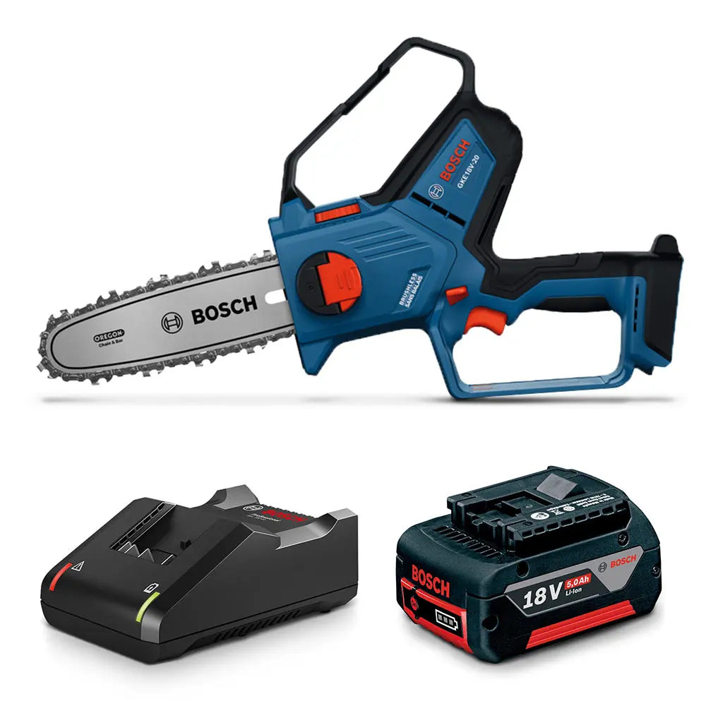 Bosch 18V Brushless 20cm 5.0Ah Pruning Saw Kit GKE 18V-20 0615A500B7