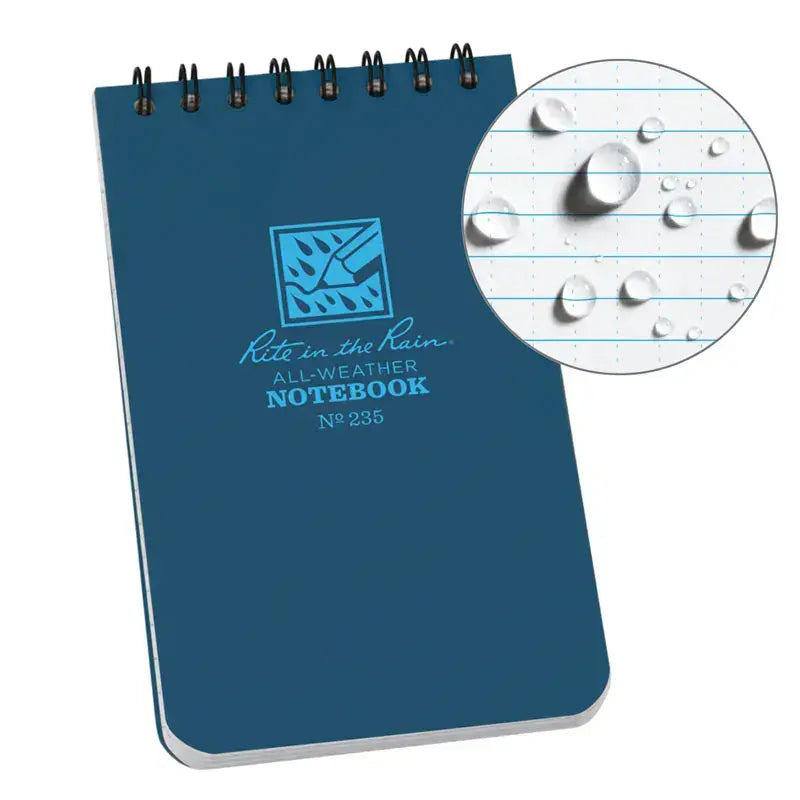 Rite in the Rain All Weather (Weatherproof) Universal Pattern Top Spiral Notebook 3" x 5"