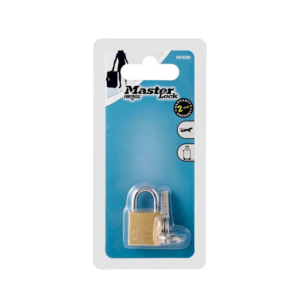 Master Lock 20mm Brass Padlock FM1820DAU
