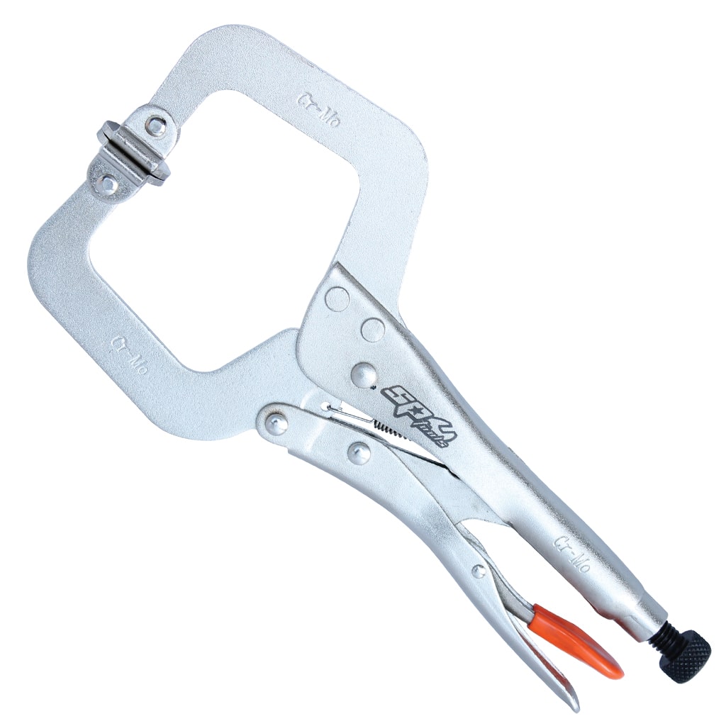 C-Clamp Locking Pliers Swivel Pad by SP Tools