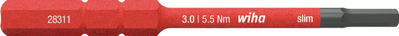Wiha Slim Hex Bit 3 x 75mm 37147