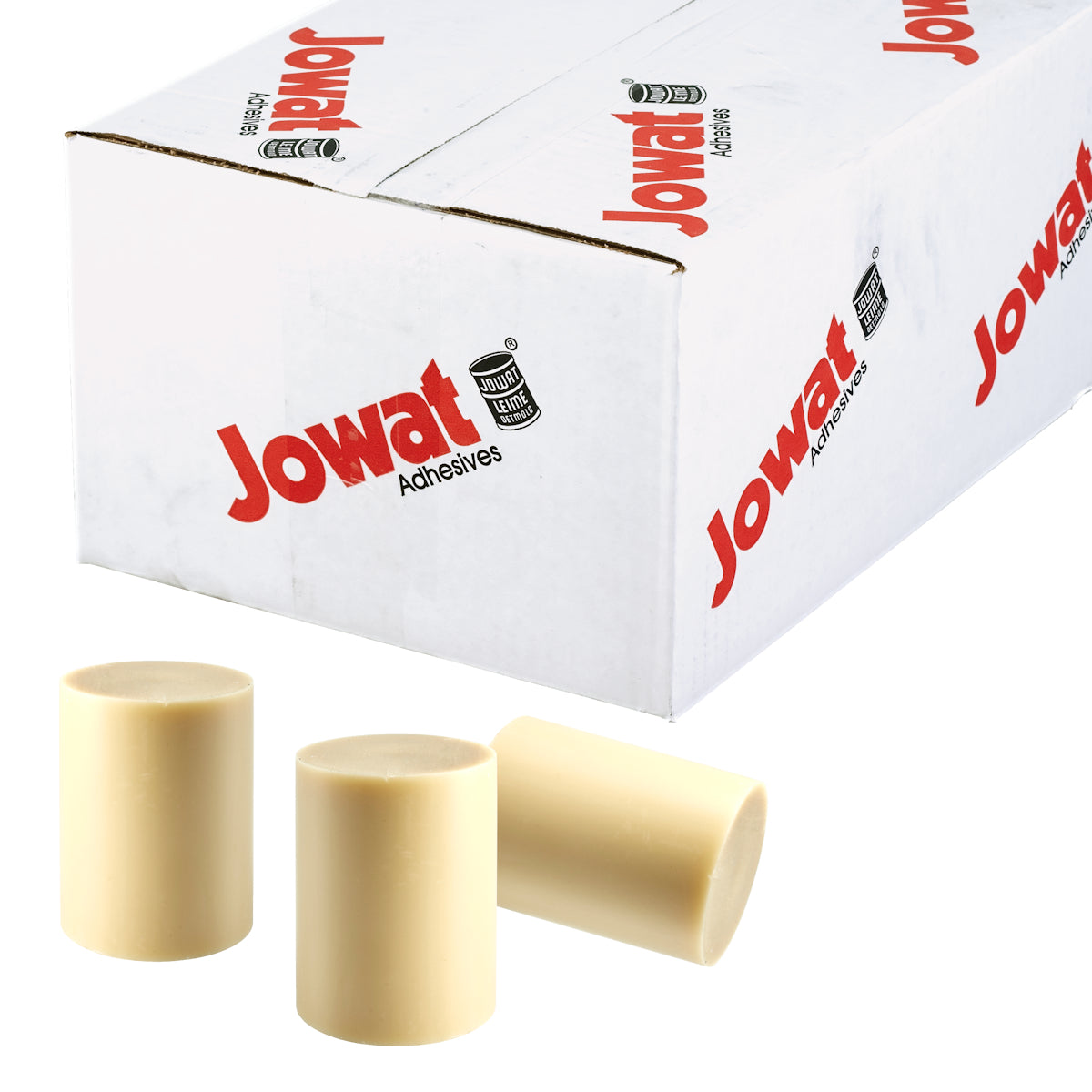 Jowat EVA Hot Melt Cartridge Slugs Unfilled in Yellow Translucent 286.30 - Suits HOLZ-HER Portable Edgebanders