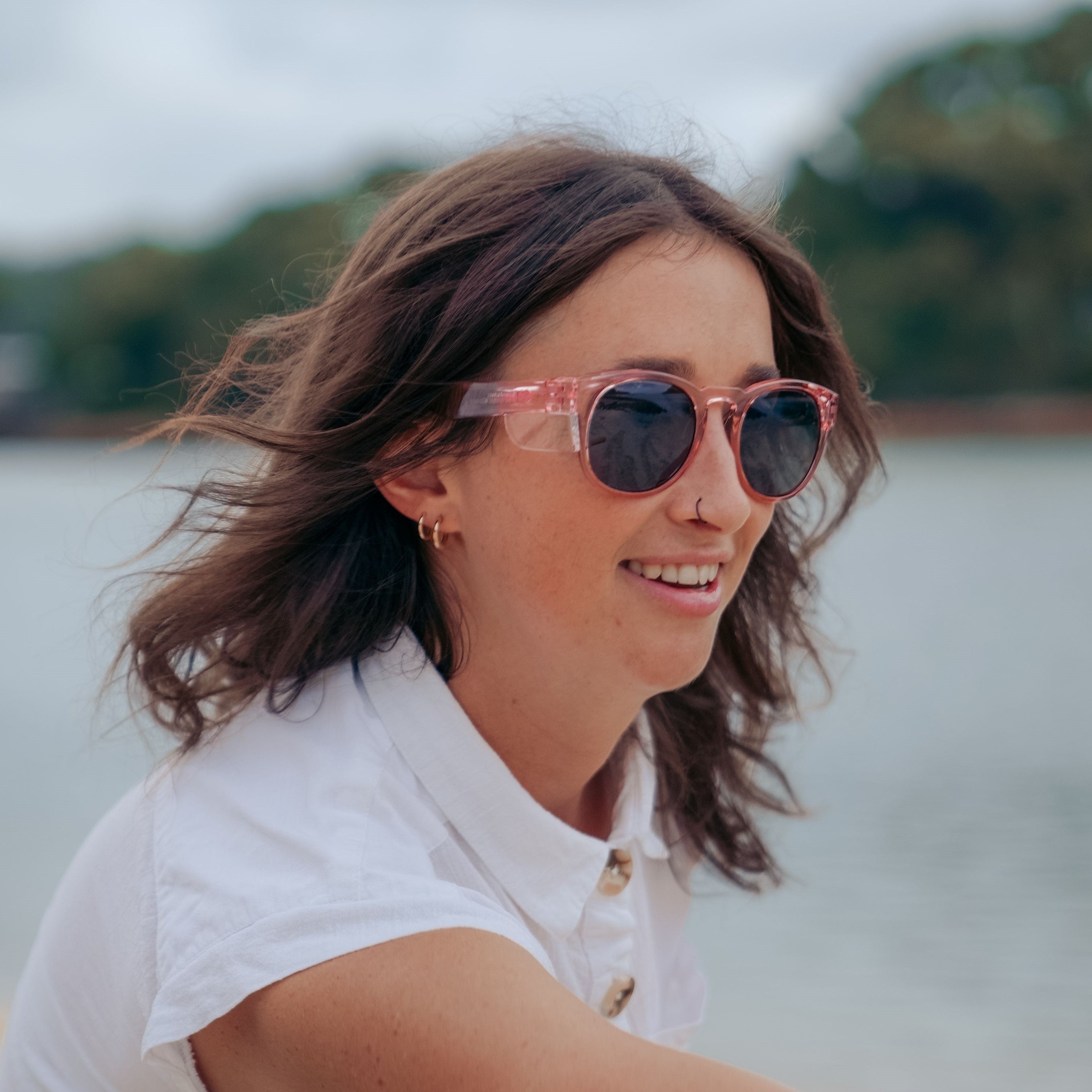 Cruisers Pink Frame Polarised Lens