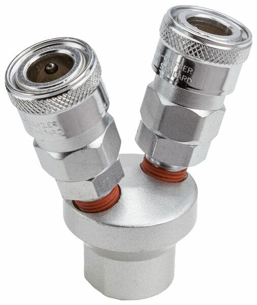 2 & 3 Way Cluster Manifold Quick Coupler by Geiger