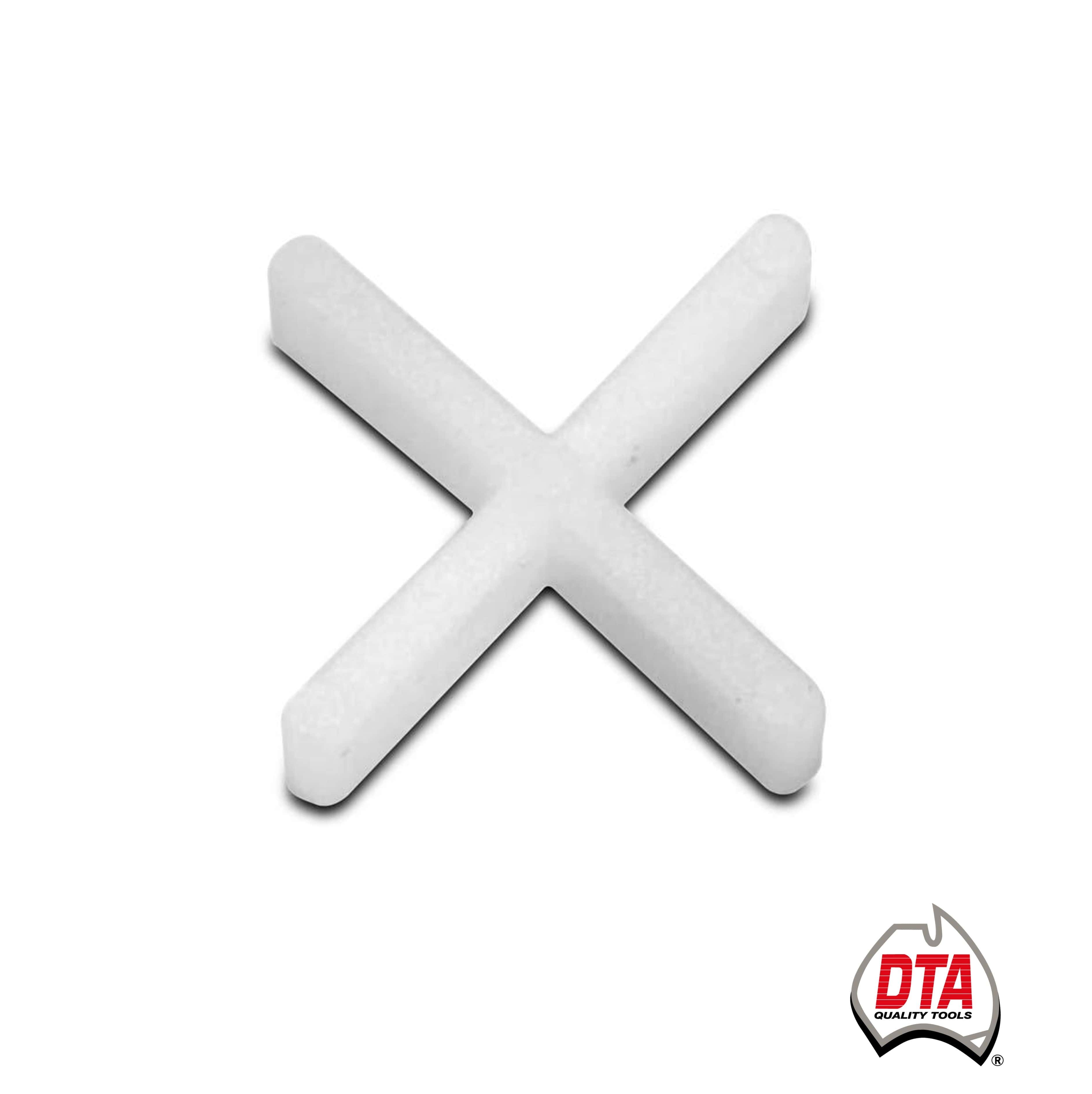 DTA Tile Spacers - Cross Spacers 3mm x 10,000Pce Bucket 3-10000B