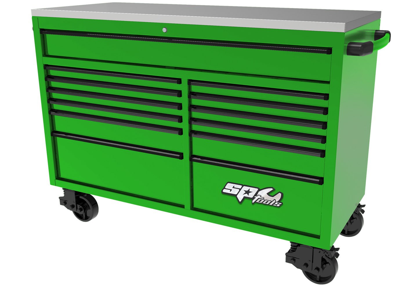 59" USA SUMO Series Wide Roller Cabinet, 13 Drawer by SP Tools