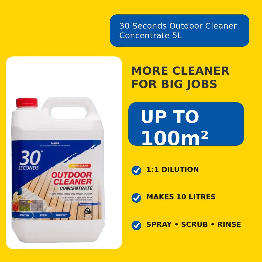 30 Seconds 5Ltr Outdoor Cleaner Concentrate 30-ODC5CE