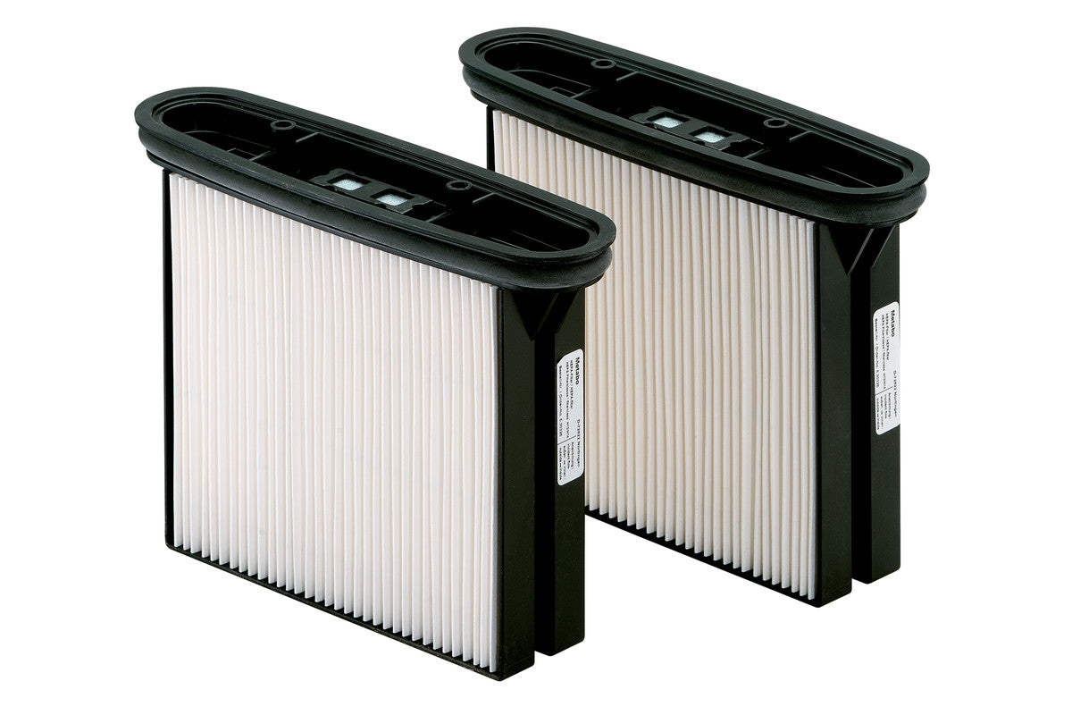 2 HEPA Filter Cassettes, Polyester, Dust Class H (HEPA 14) 630326000 by Metabo