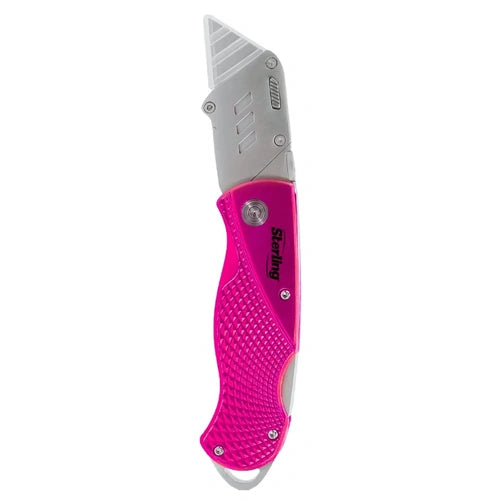 Sterling Pink Folding Utility Knife 3034P | Limited Edition