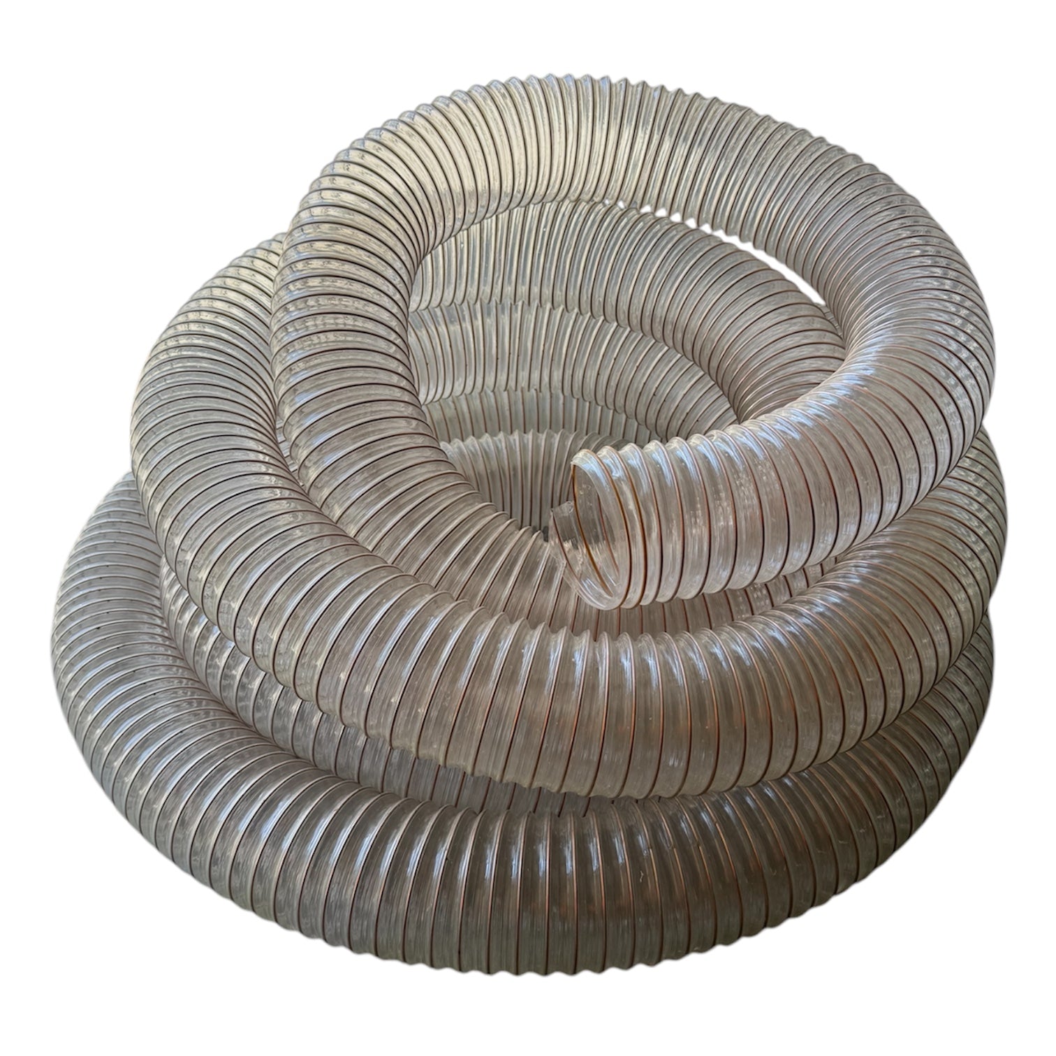 Oltre Clear PU Flexible Antistatic Duct / Hose (Per 5m off a Continuous 10m Roll)