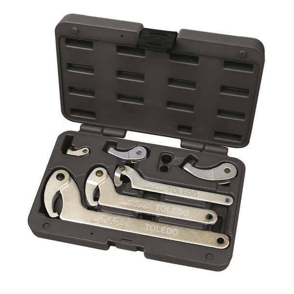 Adjustable C-HooK Wrench Set 35-120mm 315160 by Toledo