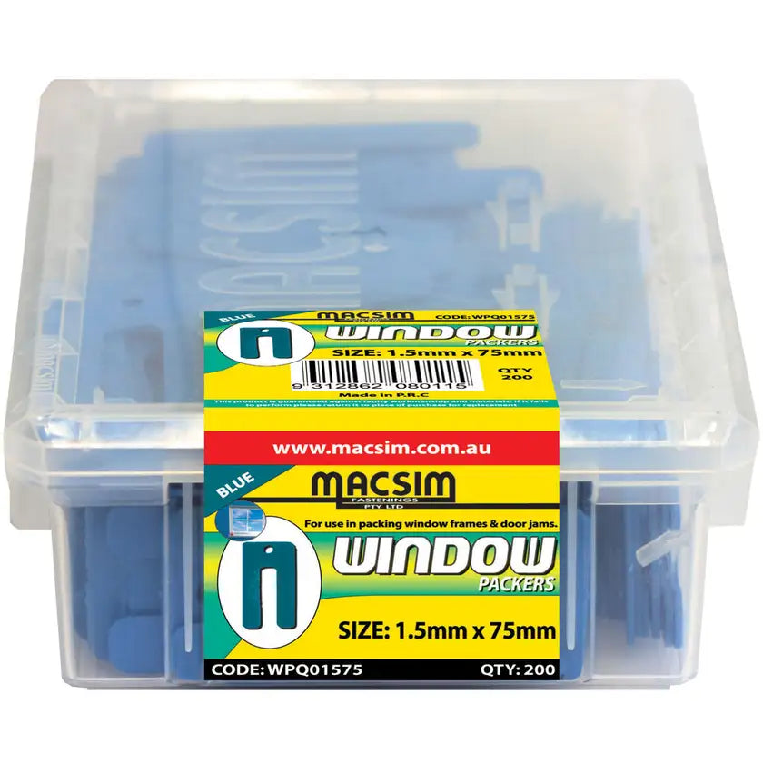 Macsim 200Pce Q Pack Window Packers