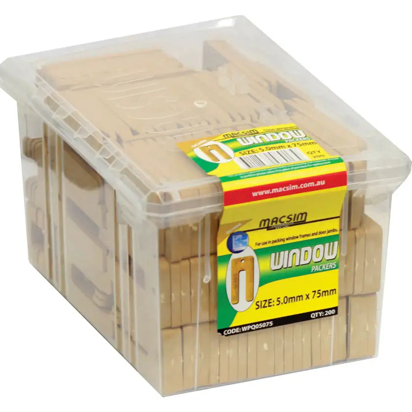 Macsim 200Pce Q Pack Window Packers