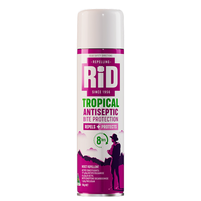 RID 150g Tropical Aerosol Antiseptic Bite Protection 33428150
