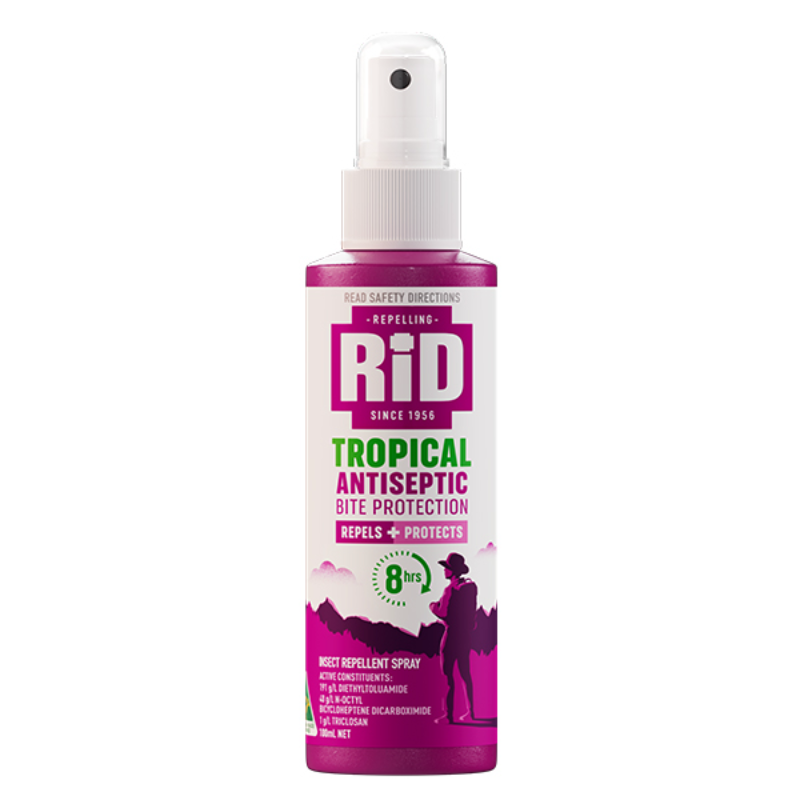 RID 100ml Tropical Pump-Spray Antiseptic Bite Protection 33438100