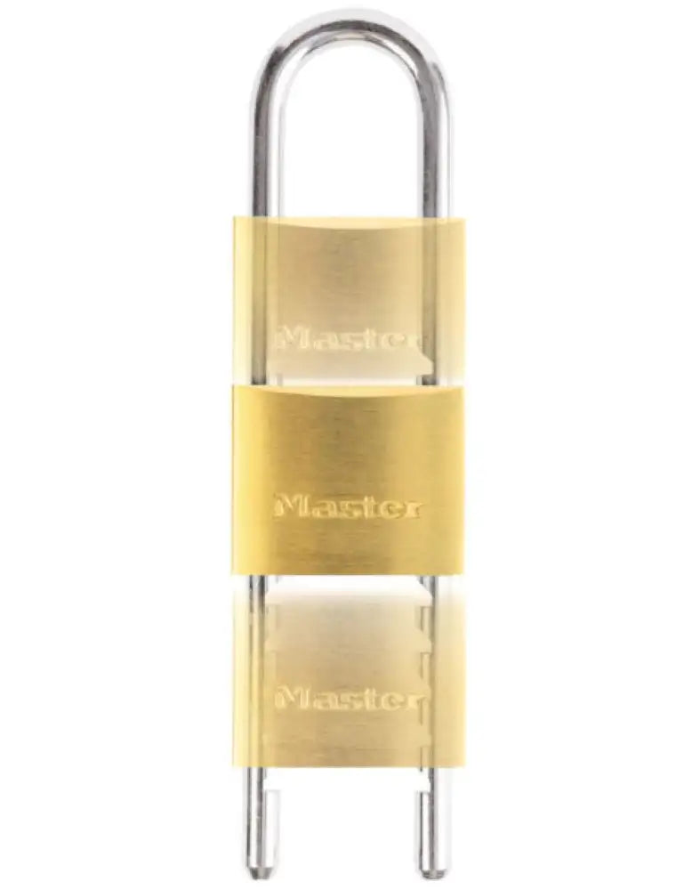 Master Lock 50mm Diamond Brass Padlock with 70-160mm Adjustable Shackle 1950DAU