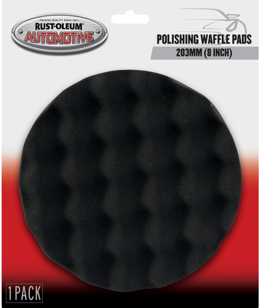 200mm (8") Polishing Waffle Pad 367674, 367675, 367676 by Rust-Oleum Automotive