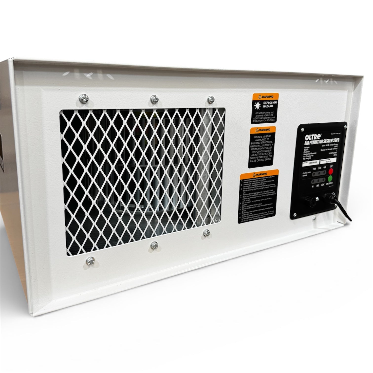 Oltre Remote Controlled 3 Speed Air Filtration System 350W 240V OT-AF-1045 *New Arrival 2026*