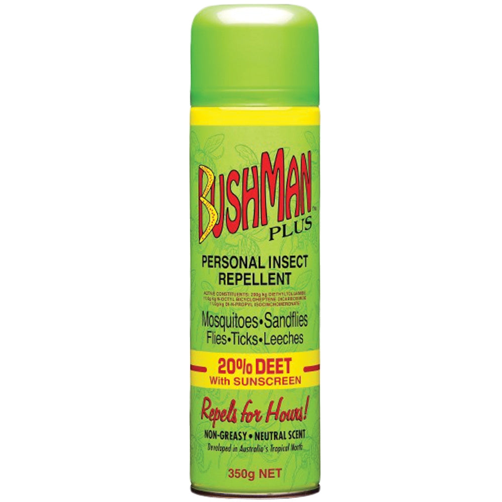 Bushman 350g Aerosol Insect Repellent With Sunscreen