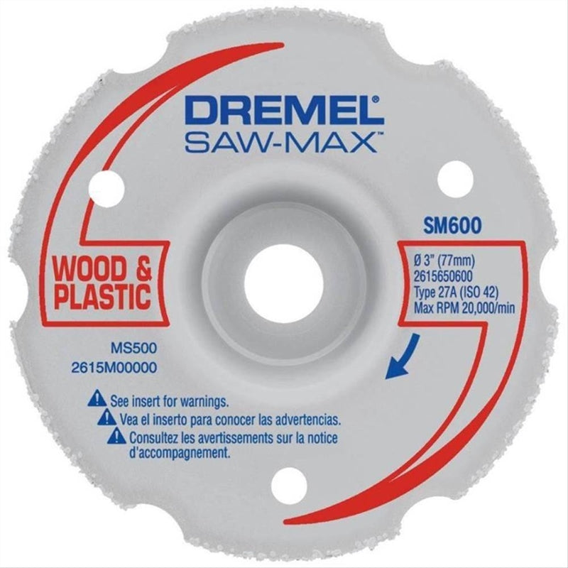 Multi-Purpose Flush Cut Carbide Wheel SM600 - 2615S600NA by Dremel