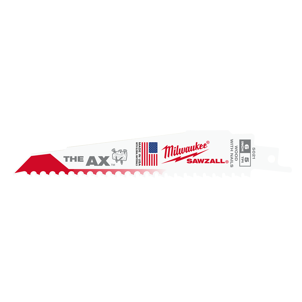Milwaukee SAWZALL™ The AX™ 150mm 6" 5TPI Blades