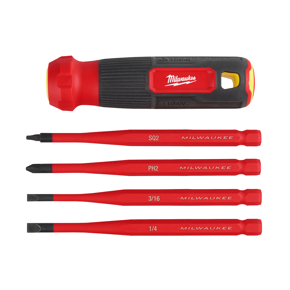 Milwaukee 4-in-1 1000v Insulated Multi-Bit Screwdriver 48222216