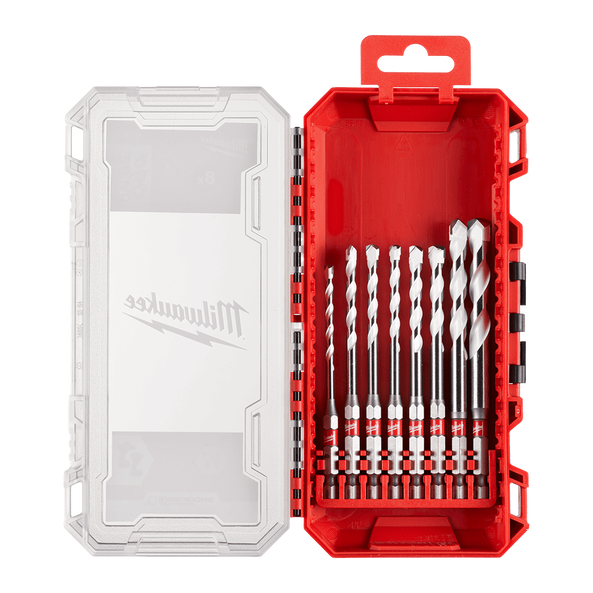 8Pce SHOCKWAVE™ Multi-Material Drill Bit Set 49323560 by Milwaukee