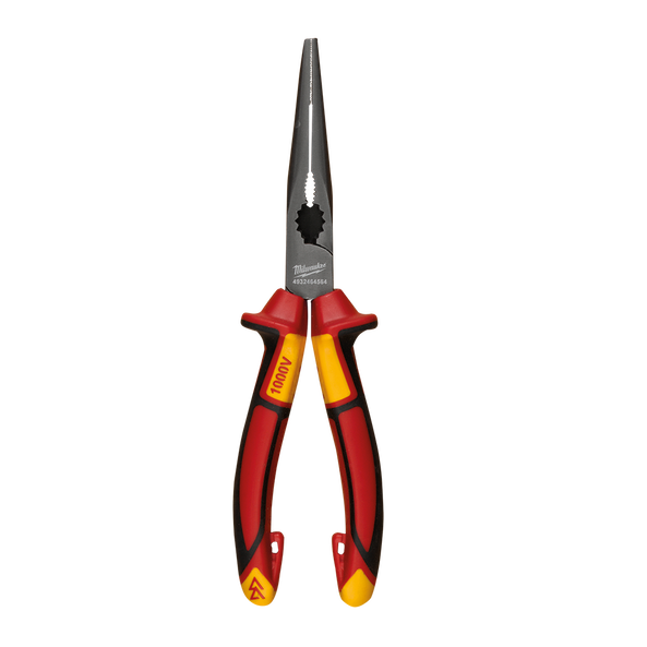 Milwaukee 205mm VDE Long Nose Pliers 4932464564