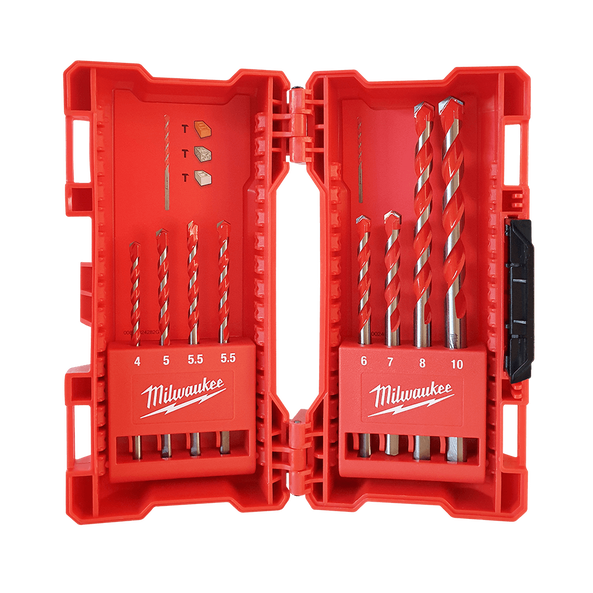 8Pce Hammer Drill Bit Set 4932471193 by Milwaukee