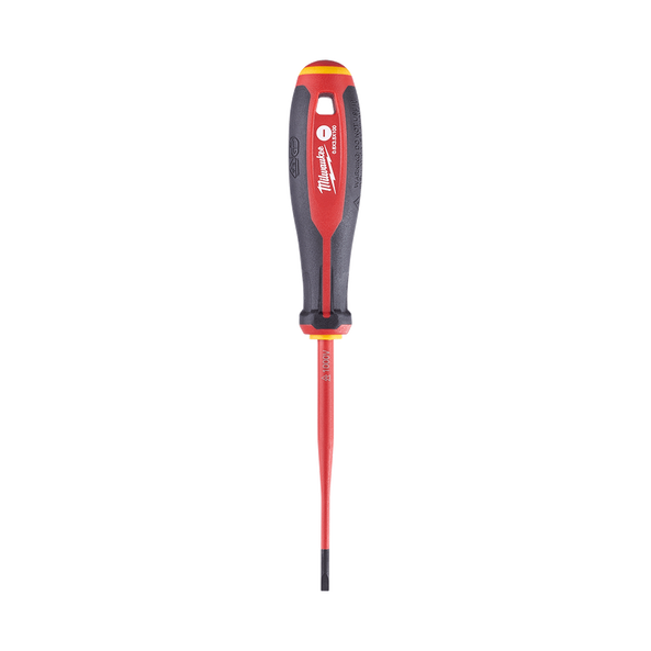 VDE Screwdriver Slotted 0.6mm X 3.5mm X 100mm - 4932478714 by Milwaukee